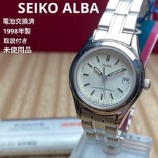 Made in 1998//Includes manual SEIKO ALBA Quartz Battery Changed picture