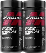 2 Pack Hydroxycut Hardcore Elite, Rapid Release Capsules, 100 Count, picture