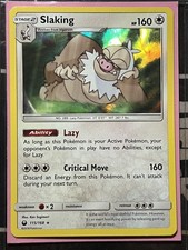 SLAKING #115/168 Celestial Storm Holo Rare 2018 Pokémon TCG Lightly Played picture