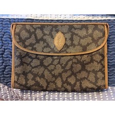 Vintage YSL Monogram Canvas Clutch / Wallet picture