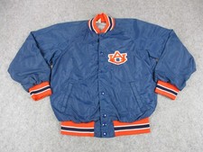 VTG Auburn Tigers Jacket Boys Large Blue NCAA Football Russell Athletic 70s picture