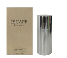 Vintage Escape For Men EDT Spray 0.85 oz / 25 ml Refillable, New in Box picture