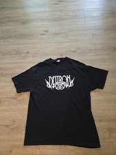 Vtg Deltron Large Black T-shirt Y2K Distressed Band Shirt Vintage Music picture