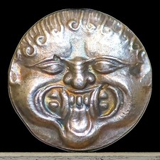 500-450 BC Ancient Greek Coin Mysia Parium, Gorgon - Drachma 18mm picture