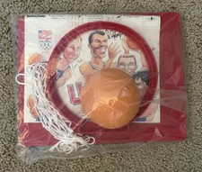Vintage 1992 Kellogg’s Dream Team USA Olympic Mini Basketball Hoop Toy New picture