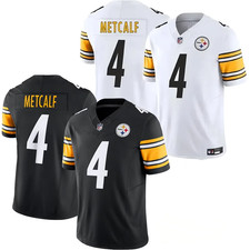 NWT Men's/Youth Steelers Metcalf #4 black Limited All Stitched Player Jersey picture