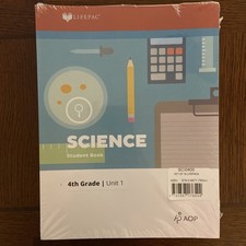 NEW LIFEPAC Science 4th Grade Student Set Complete 10 Units 1-10 student books picture