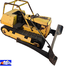 Vintage 1974-75 Mighty Tonka T-9 Bulldozer #3907 Pressed Steel Good For Project picture