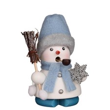 German Incense Smokers Snowman 'Frosty' - 9cm / 4 inch - Christian Ulbricht picture
