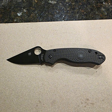 Spyderco Native 5 Black FRN CTS BD1N Manual Plain Drop Point Lockback picture