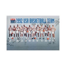 1992 USA Basketball Dream Team Olympic Legends Group Poster 1992 picture