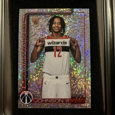 2025-26 Topps Chrome Update Tre Johnson III Speckle Image Variation RC picture