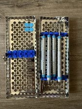 Hu-Friedy 4pc Dental Exam Set Probe Explorer Mirror IMS Cassette picture