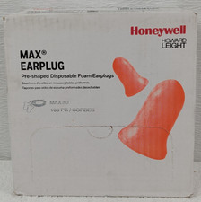 Honeywell - Maximum Disposable Earplugs - 100 pairs - Orange - Box/Case picture
