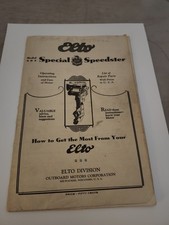 Original 1931-1933 Evinrude Elto 12 HP 905 Special Speedster Parts Catalog picture