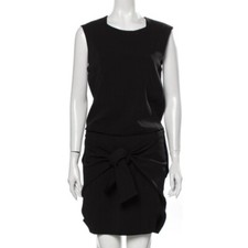 Theyskens’ Theory Dinta tie waist dress 4 black wool  picture
