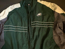 Vintage Reebok Philadelphia Eagles NFL Full Zip Jacket Men’s 2XL picture