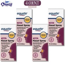 (4 pack) Equate Original 12 Hour Nasal Spray, Max Strength, 1 Fluid Ounce picture
