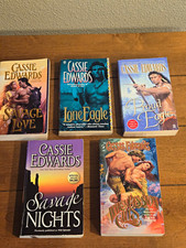 Cassie Edwards Romance Paperback Lot of 5 - Native American Themed picture