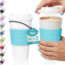 Copco Acadia Travel Mug BPA Free Plastic, 16 Oz, 2 Pack - Choose a Color picture