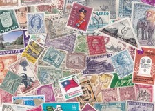 Worldwide Stamp Lot - 100 Different - Mostly Used picture