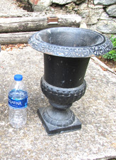 Vintage Cast Classic French Neoclassical Garden Urn Planter 13