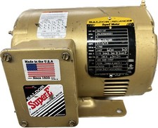Baldor Reliance EM3116T Electric Super E Motor 1HP 230/460V 3Ph 1760 RPM 143T picture