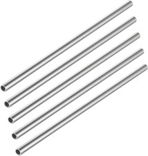 5Pcs 304 Stainless Steel round Tube Tubing OD X ID, 8 X 6Mm, Length 300Mm picture