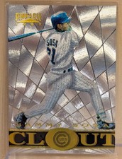 1997 Pinnacle CLOUT SILVER ARTIST PROOF #194 Sammy Sosa Cubs RARE PARALLEL picture