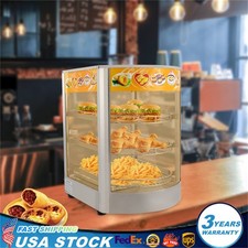 3 Tiers Commercial Food Warmer Display Electric Countertop Pretzel Pizza Warmer picture