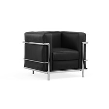 Classic modern design Le corbusier style LC2 chair in genuine top grain leather picture