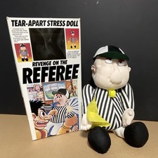 Revenge on the Referee - Tear Apart Stress Doll w/ Box 1989 picture