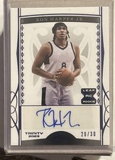 2022-23 Leaf Trinity - Ron Harper Jr. #BA-RHJ Blue /30 (AU, RC) picture