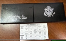 1993-S U.S. Mint Silver Proof Set with COA and Original Box picture