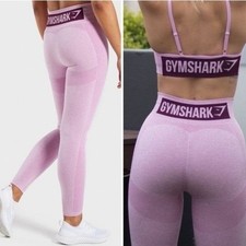 Gymshark Flex High Waisted Seamless Leggings Womens S Pink Workout Yoga Pull On picture