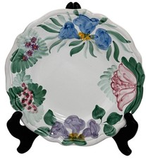 Fortebaccio Diponto A Mano Salad Plates 8” Floral Handpainted Lot Set Of 6 Italy picture
