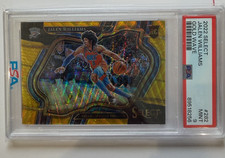 2022-23 Panini Select Jalen Williams Gold Wave Prizm RC Courtside #1/10 PSA 10 picture