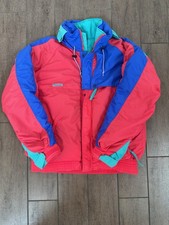 Vintage 90s Columbia Criterion 3 in 1 Ski Jacket Mens L Colorblock Radial picture