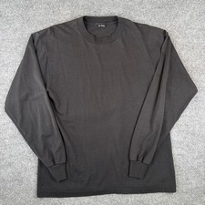 Vintage Screen Stars T Shirt Mens XL Faded Black Blank Single Stitch Made in USA picture