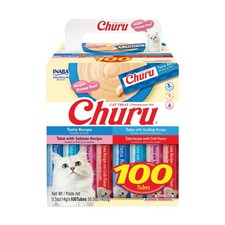 INABA Churu Cat Treats, Lickable, Squeezable Creamy Purée with Vitamin E, 0.5 Ou picture