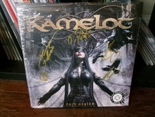 Kamelot Dark Asylum Autographed Vinyl Record picture