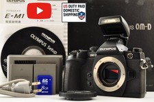 [Mint+ in BOX SC: 4140] Olympus OM-D E-M1 Digital Camera Black Body US OR Stock picture