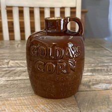 Frankoma Goldas Corn Meal #810 Brown Whiskey Jug Original Cork Ada Clay 1951 picture