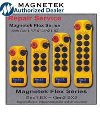 Repair services of Radio Remote Control Transmitter Magnetek Flex 4EX2 6EX2 8EX2 picture