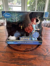 Disney Store Pixar Princess Brave Merida & Angus Horse Doll Figure Set w/ Sound picture