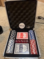 New Aerosmith Limited Edition VIP Poker Set w/Two Decks of Cards, Dice, & Chips picture