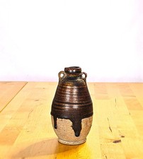 15th c. Thai Sawankhalok Stoneware Jar Antique 5.5