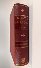 1944 Gray’s Anatomy Human Body Henry Gray 24th Edition Medical Hardcover picture
