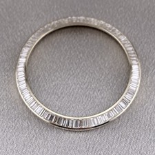 Rolex 3.50CTS.SkyDweller Custom LAB DiamondsBezel 18kWhiteGold REF.326939/326934 picture