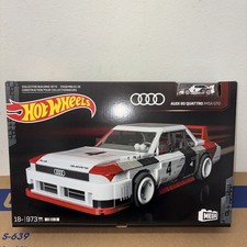 MEGA Hot Wheels Audi 90 Quattro IMSA GTO Building Toy Kit 973pc Read Creases picture